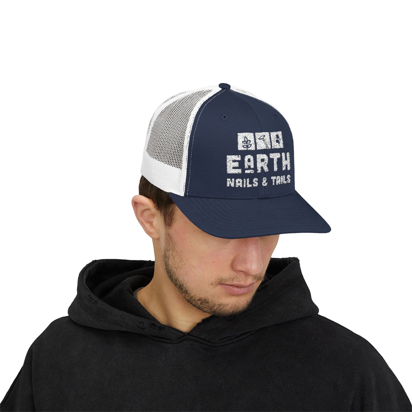 Earth Nails & Tails Snapback Trucker Cap