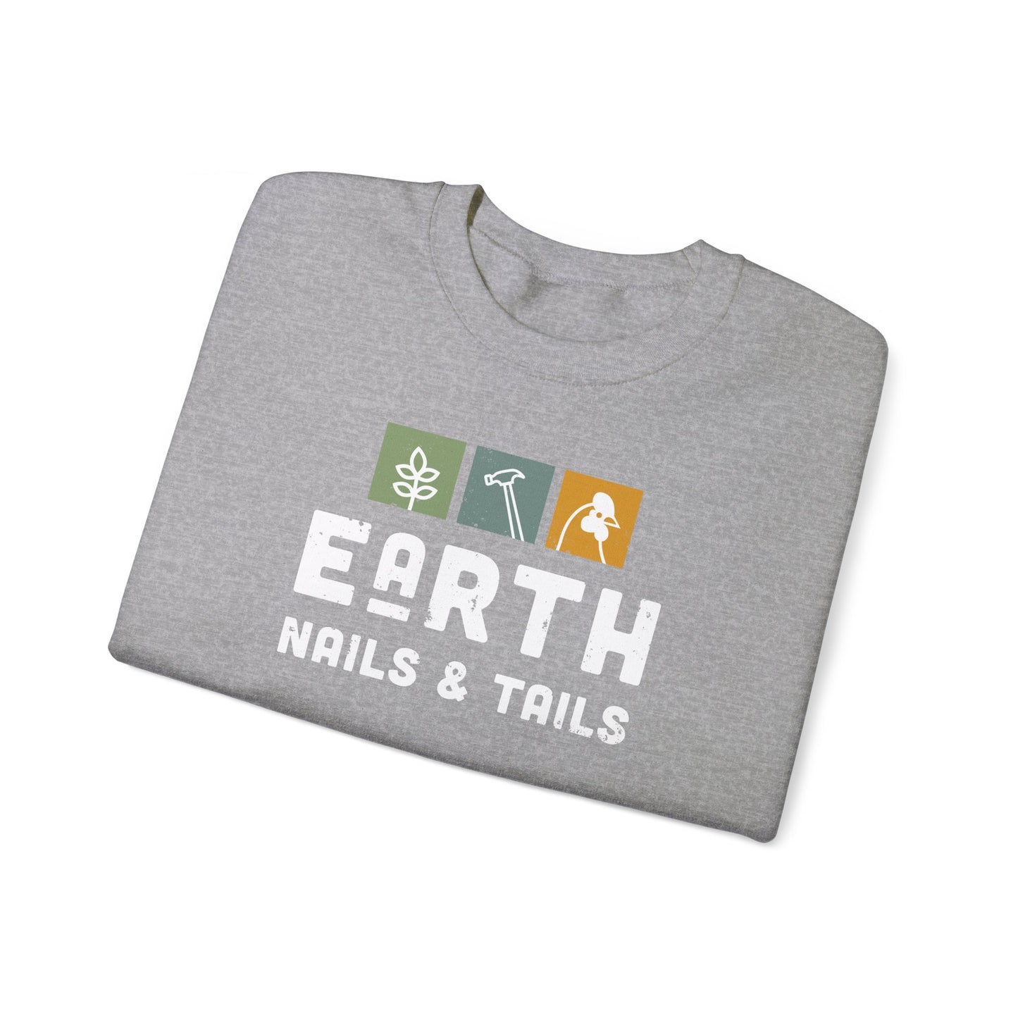 Earth, Nails & Tails Crewneck Sweatshirt
