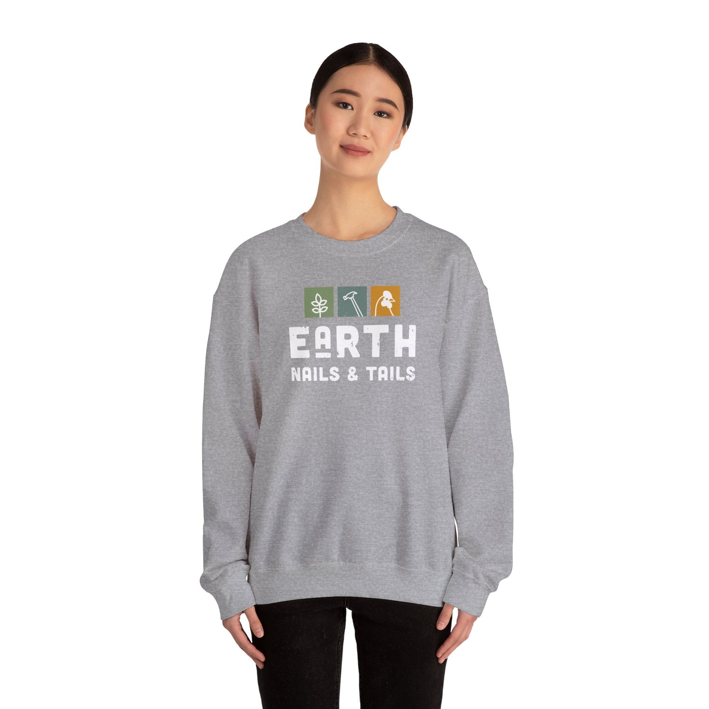 Earth, Nails & Tails Crewneck Sweatshirt