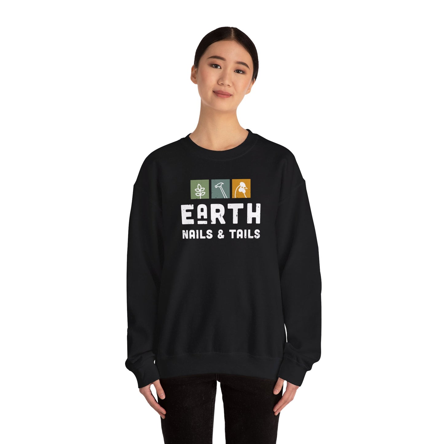 Earth, Nails & Tails Crewneck Sweatshirt