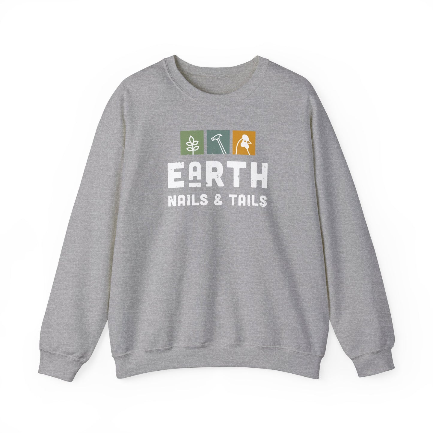 Earth, Nails & Tails Crewneck Sweatshirt