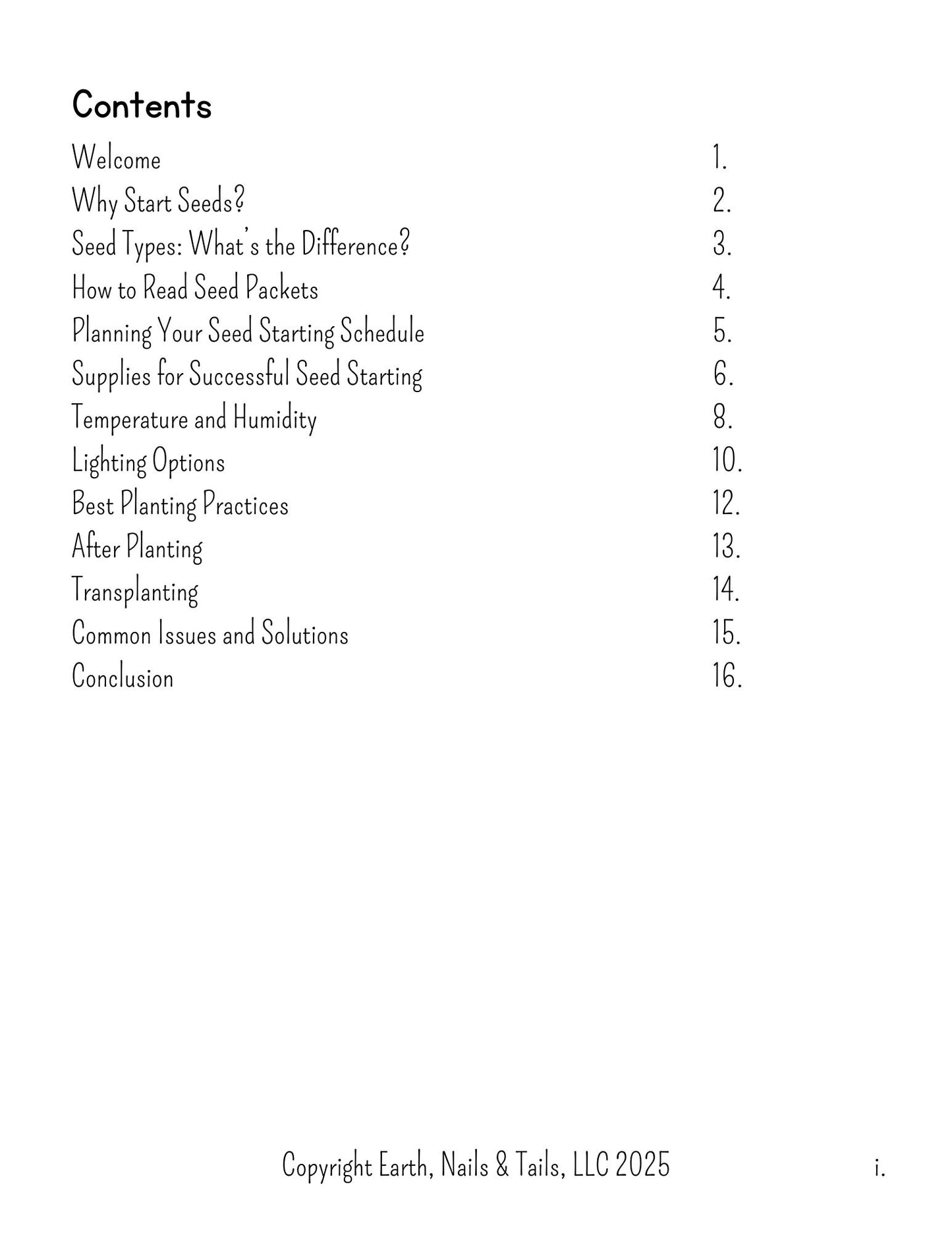 Master Seed Starting - eBook by Earth, Nails & Tails