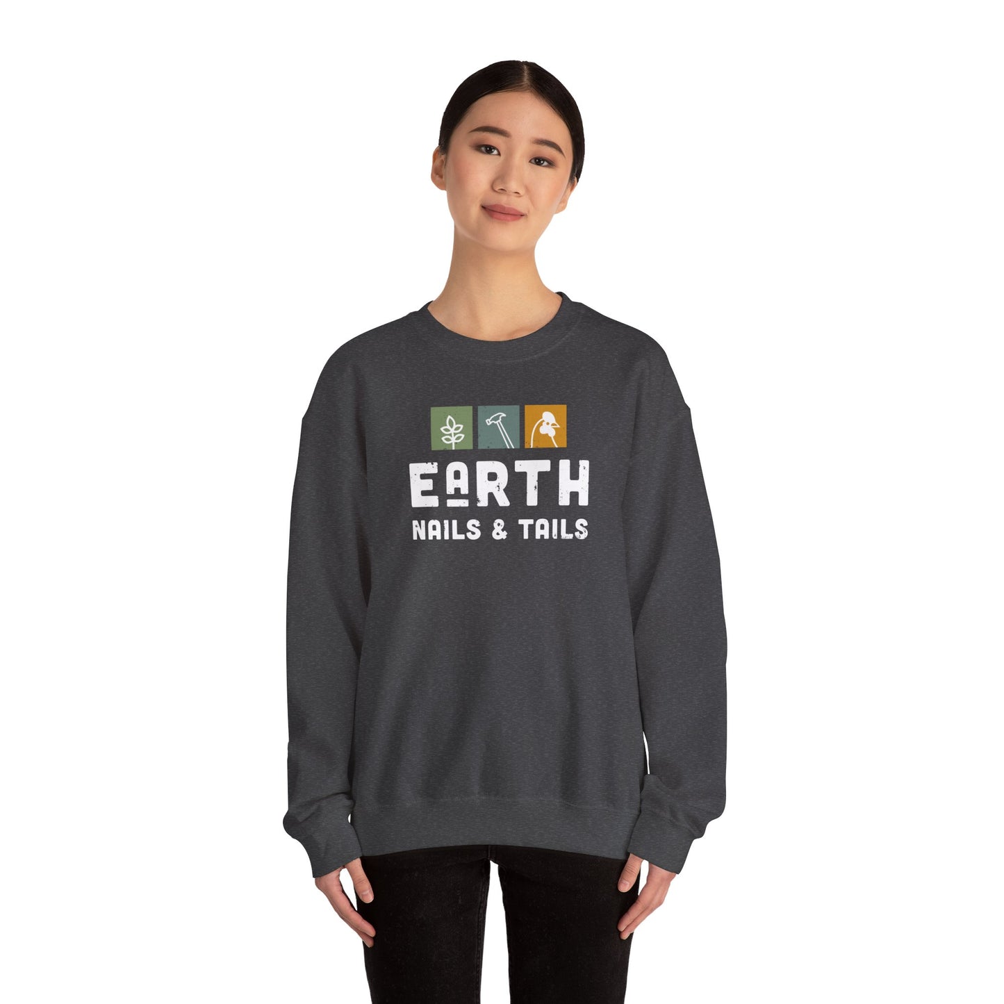 Earth, Nails & Tails Crewneck Sweatshirt