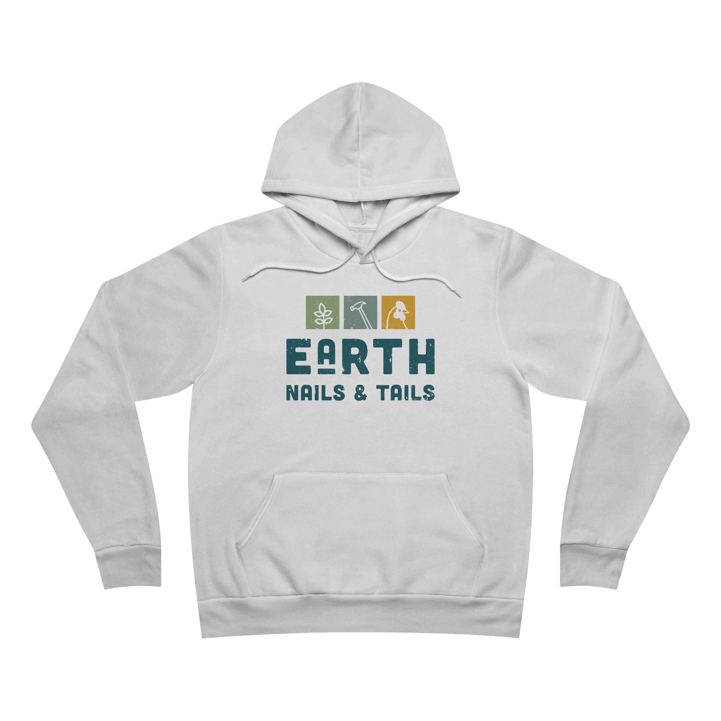 Earth, Nails & Tails Unisex Fleece Pullover Hoodie