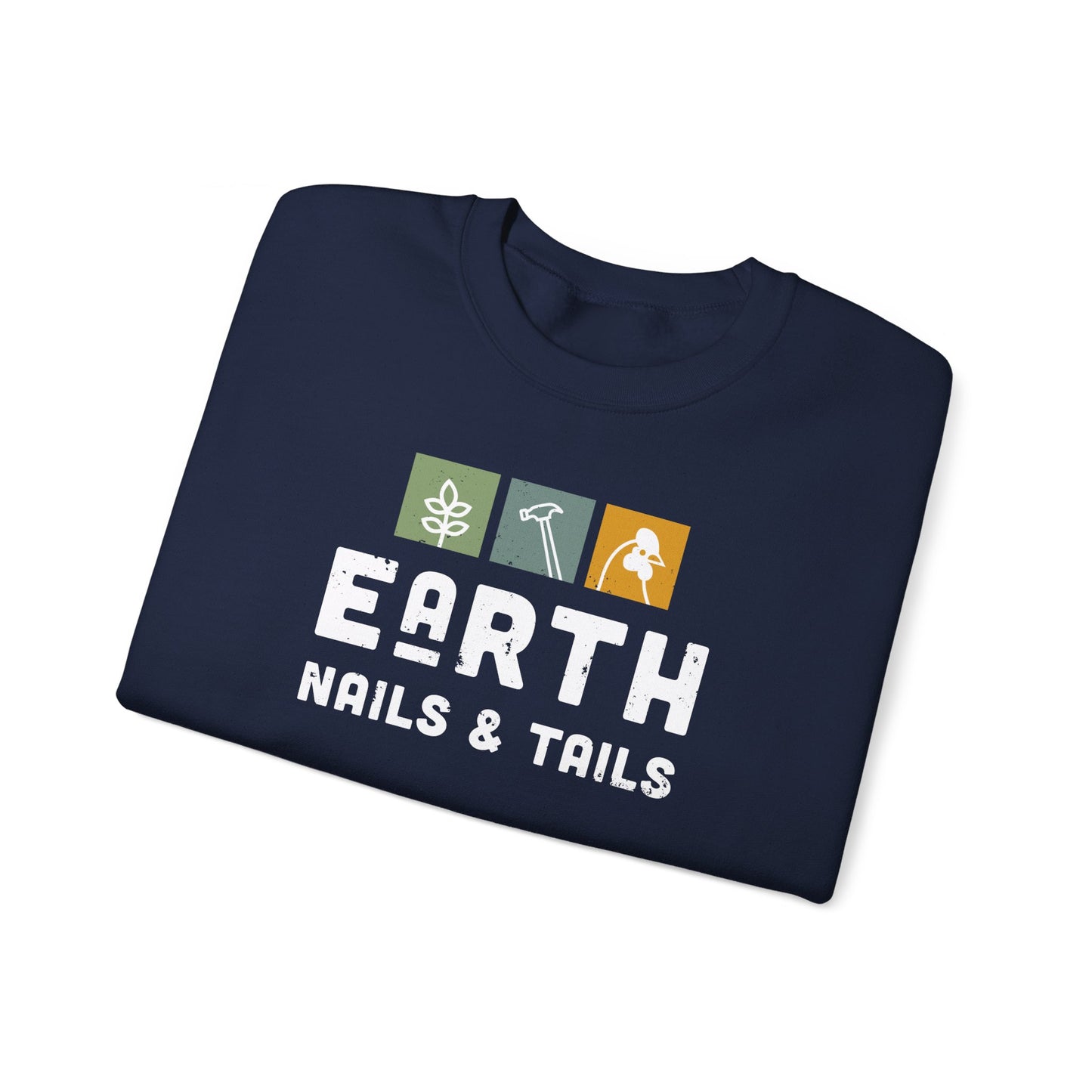 Earth, Nails & Tails Crewneck Sweatshirt