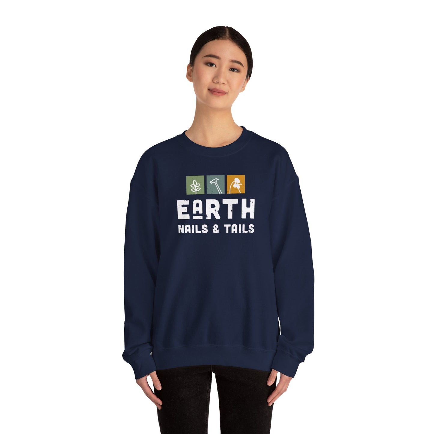 Earth, Nails & Tails Crewneck Sweatshirt