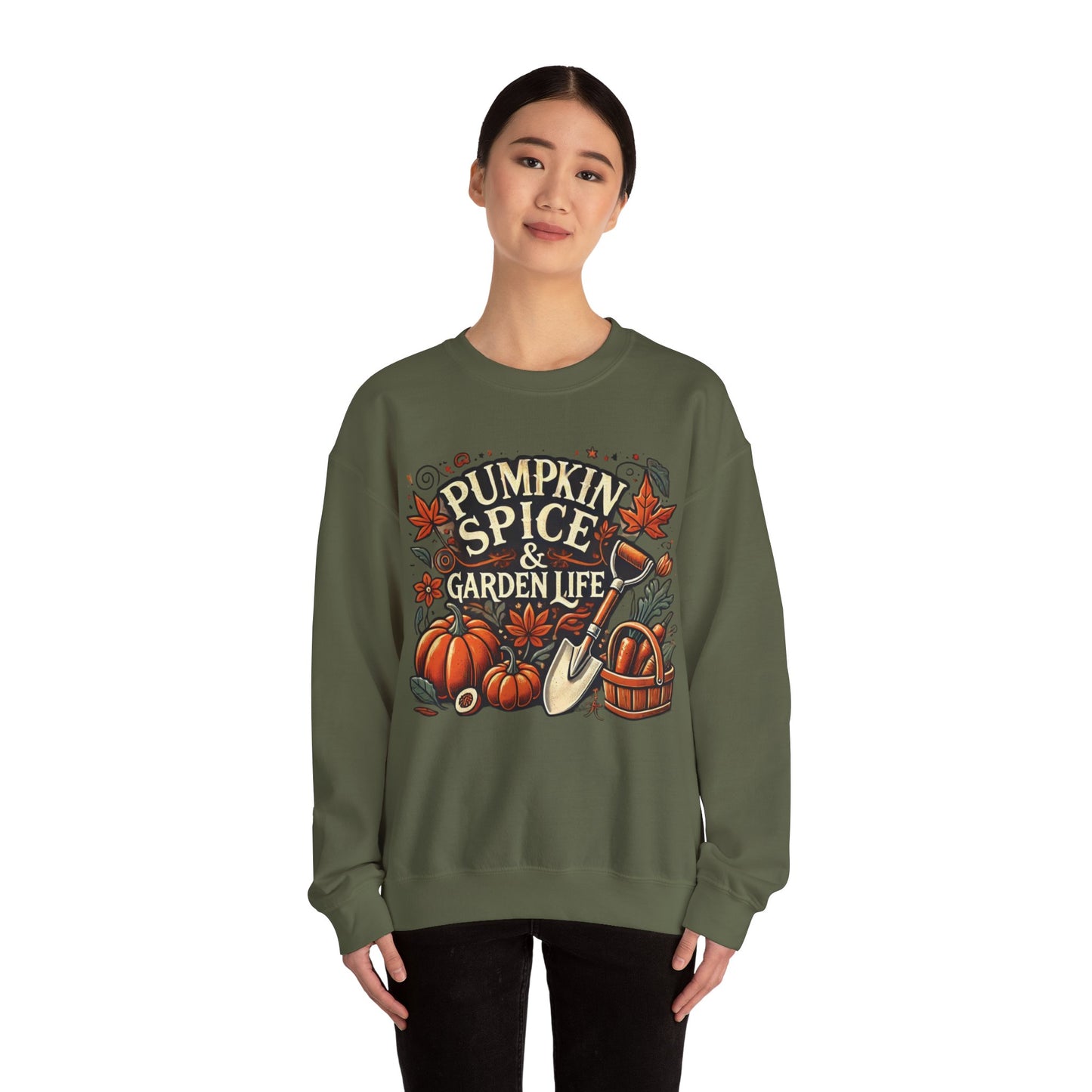 Pumpkin Spice & Garden Life Crewneck Sweatshirt - Unisex Heavy Blend