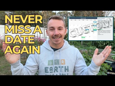 Personalized Gardening Calendar - Never Miss a Planting Date Again